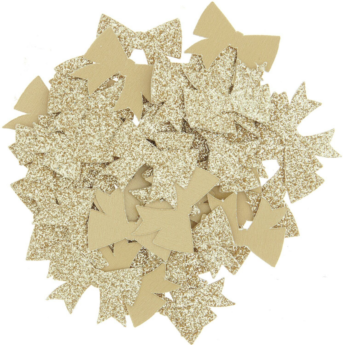 Gold Bow Shaped Table Confetti