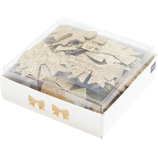 Gold Bow Shaped Table Confetti