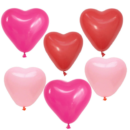 Mini Heart BAlloons | 5" Latex Heart Balloons UK