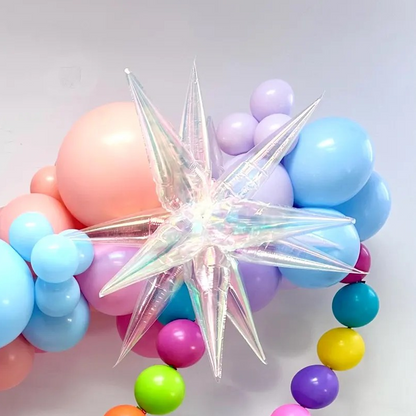 Iridescent Starburst Balloon (Medium  66cm)