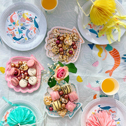 Mermaid Party Plates | Make Waves Party Plates Talking Tables