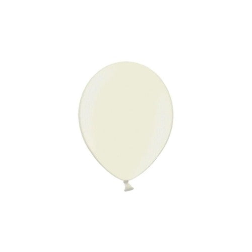 5" inch Ivory Vanilla Balloons | Mini Balloons | UK Balloon Supplies