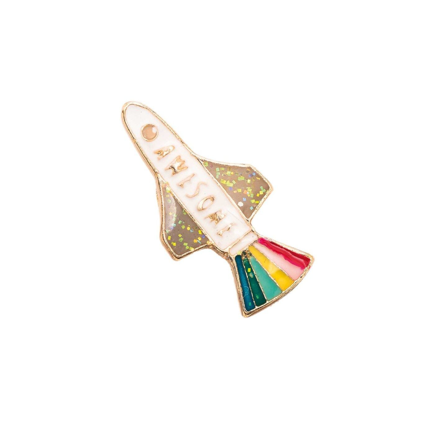 Enamel Pin Badge - Rocket | Party Bag Fillers Kids Jewellery – Pretty ...
