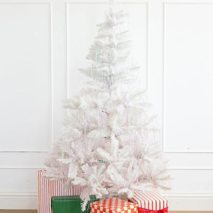 White Tree Lametta | White Tinsel for Christmas Tree