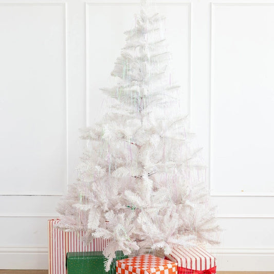 White Tree Lametta | White Tinsel for Christmas Tree