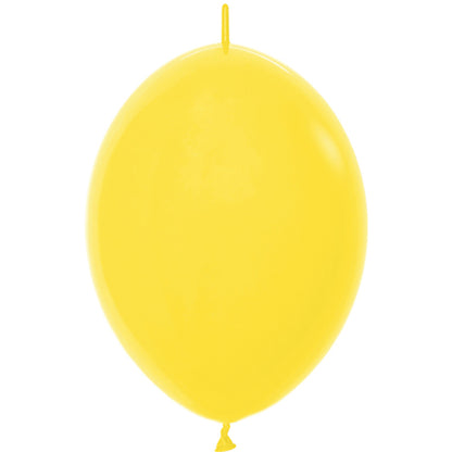 Yellow Link Balloons by Qualatex