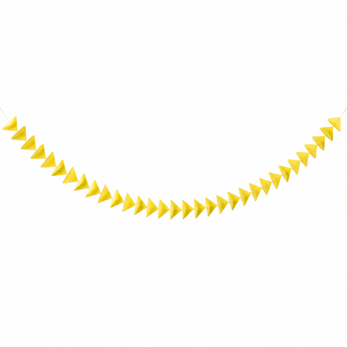 Yellow Triangle Garland Decoration