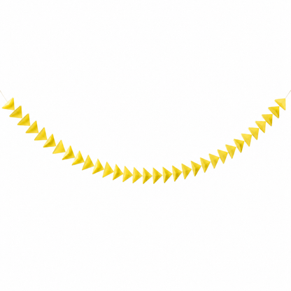 Yellow Triangle Garland Decoration