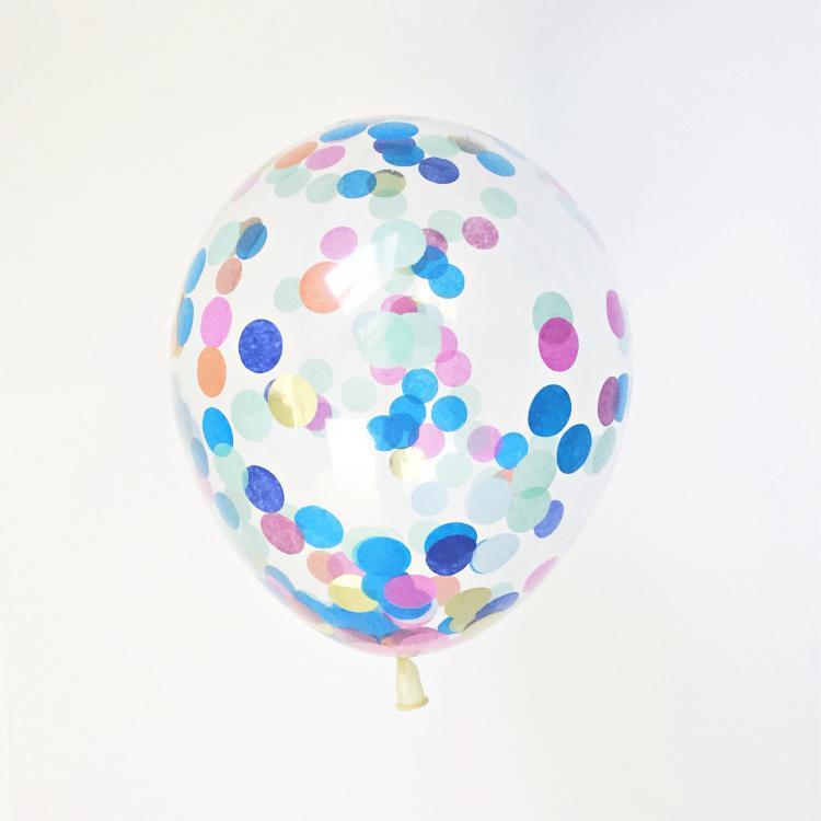 11" Bespoke Confetti Balloons | Custom Made Confetti Balloons UK Pretty Little Party Shop