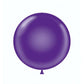 17" Purple Round Latex Balloon | Round Balloons UK BSA