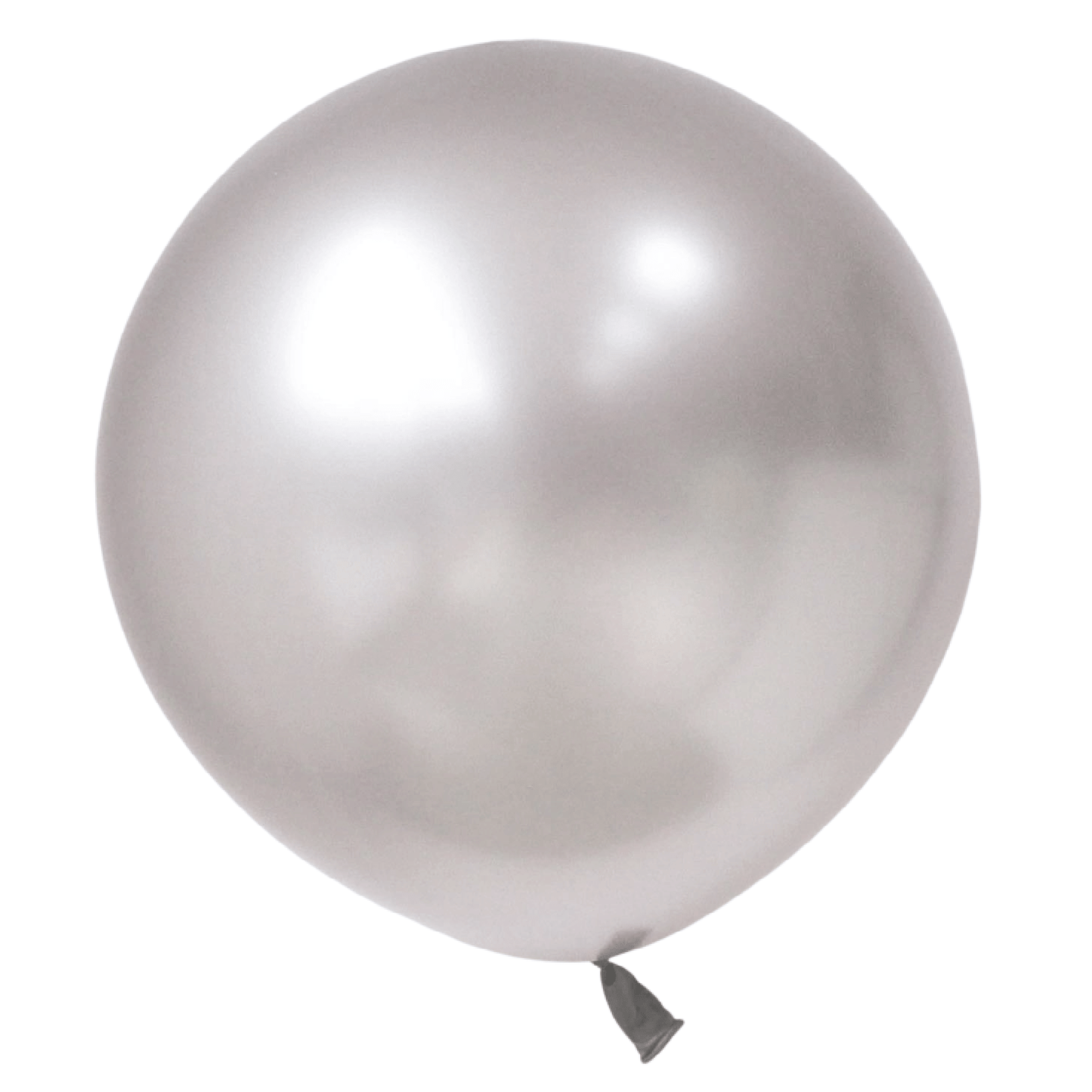 17" Silver Round Latex Balloon | Round Balloons UK TUFTEX