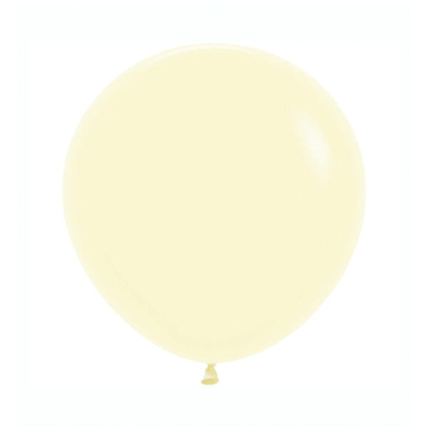 18" Yellow Round Latex Balloon | I8 Inch Round Balloons Sempertex UK sempertex