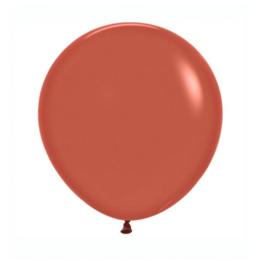 18" Round Terracotta Latex Balloon | Terracotta Balloons Sempertex UK sempertex
