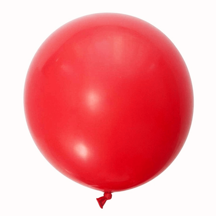 18" Red Round Latex Balloon | Round Balloons UK SEMPERTEX