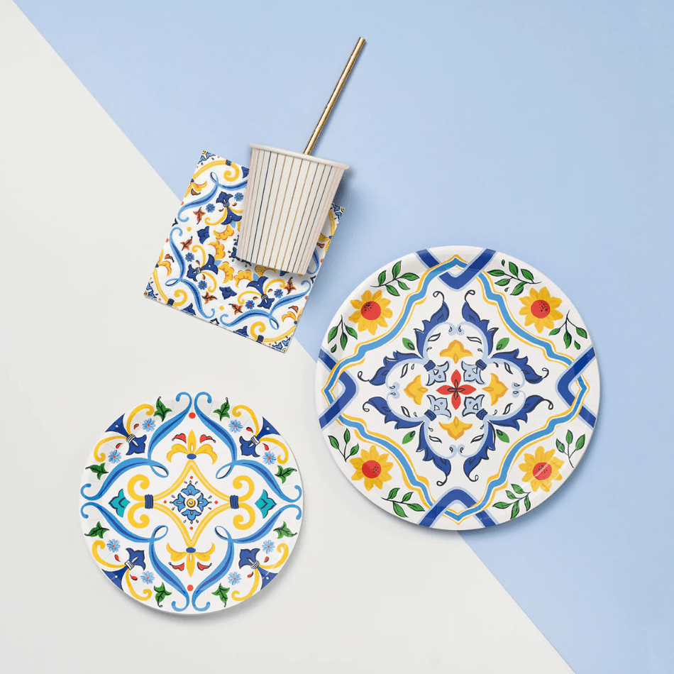 La Dolce Vita Side Plates | Italian Style Plates for Tablescapes