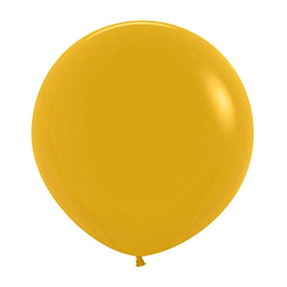 Mustard 24inch Balloons | Gold Round Balloons | Sempertex Balloons sempertex