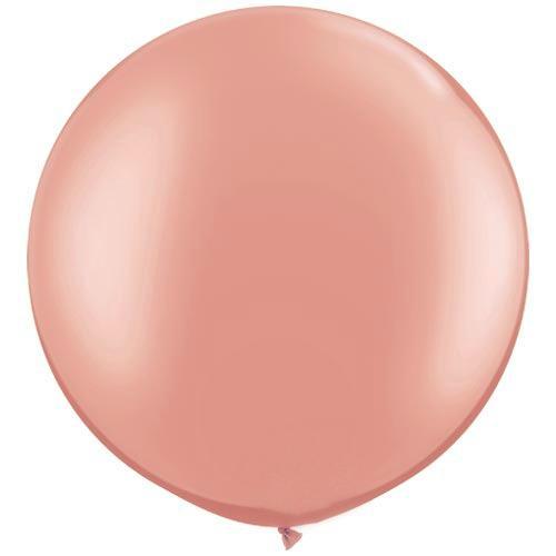 Rose Gold Giant Round Balloon | Jumbo Balloons | 36" Wedding Balloons Qualatex