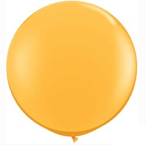 Goldenrod Big Round Balloon | Jumbo Balloons | 36" Wedding Balloons Qualatex