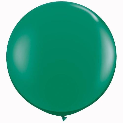Emerald Big Round Balloon | 3ft Jumbo Balloons | 36" Wedding Balloons Qualatex