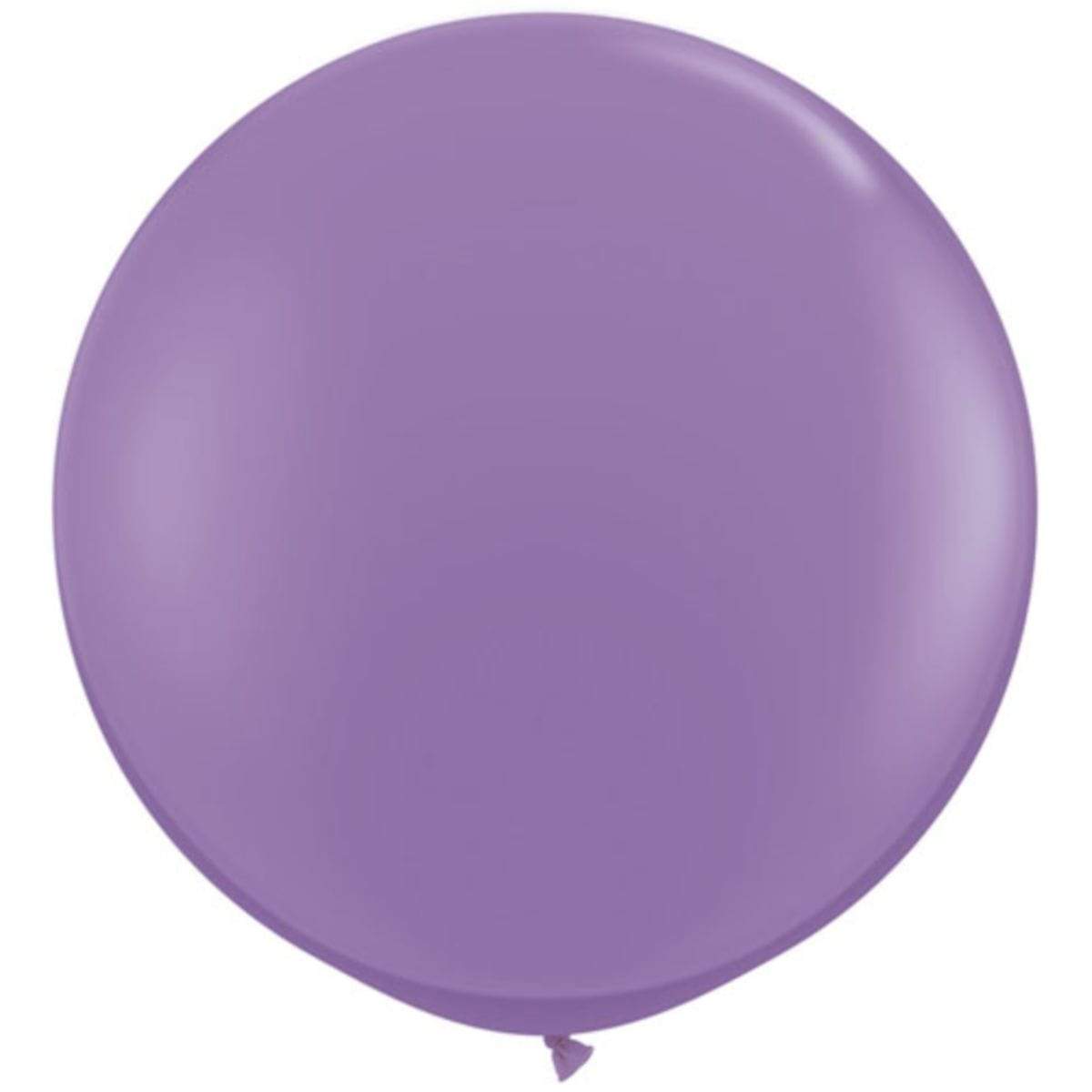 Lilac Big Round Balloon | 3ft Jumbo Balloons | 36" Wedding Balloons Qualatex