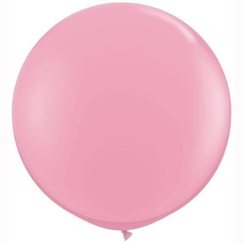 Pink Big Round Balloon | 3ft Jumbo Balloons | 36" Wedding Balloons Qualatex