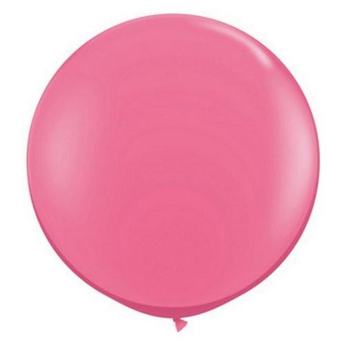 Rose Pink Big Round Balloon | Jumbo Balloons | 36" Wedding Balloons Qualatex