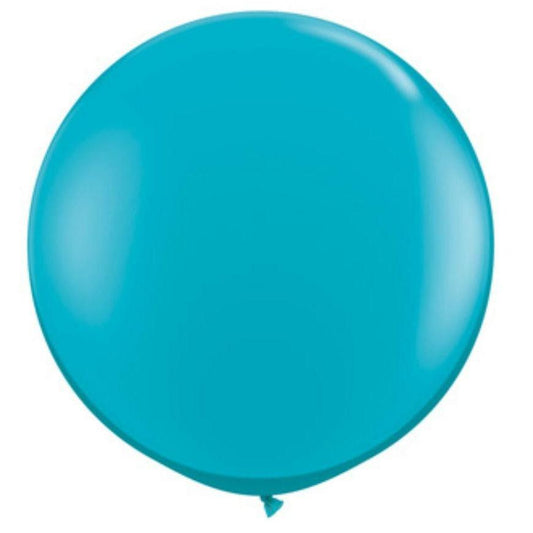 Teal Big Round Balloon | 3ft Jumbo Balloons | 36" Wedding Balloons  Qualatex
