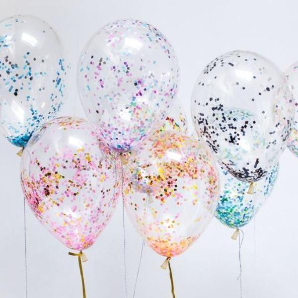 Bespoke Confetti Filled Balloons | Custom Made Confetti Balloons UK Pretty Little Party Shop