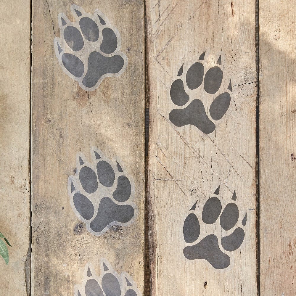 Animal Pawprint Stickers | Jungle party Games | Ginger Ray UK Ginger Ray