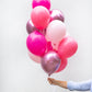 Latex Balloon Bunch - In The Pink Mixed Colour Balloons - Pretty Little Party Shop