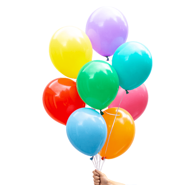 Rainbow Balloons | Assorted Rainbow Latex Balloons Pretty Little Party Shop