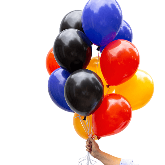 Superhero Party Mixed Balloons | Assorted superhero Latex Balloons