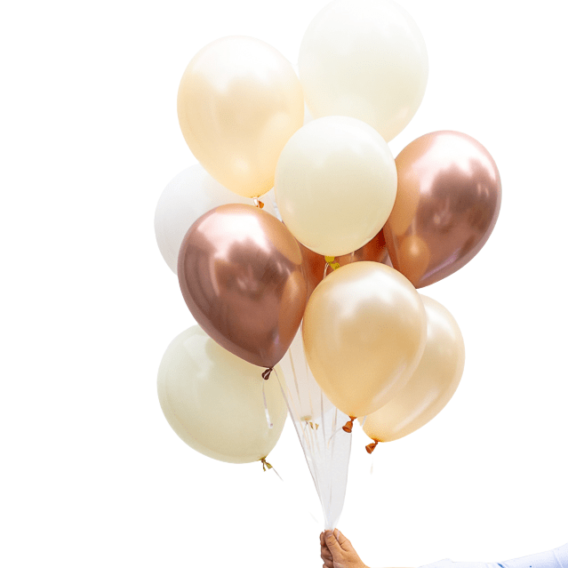 Rosy Gold Balloons The Best Latex Balloons Online UK Pretty