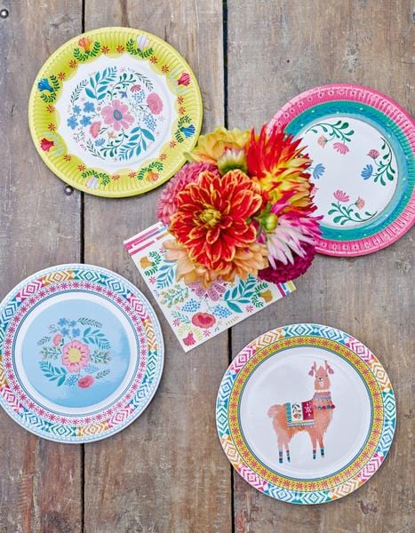 Encanto Fiesta Paper Plates | Tropical Partyware | Talking Tables UK Talking Tables