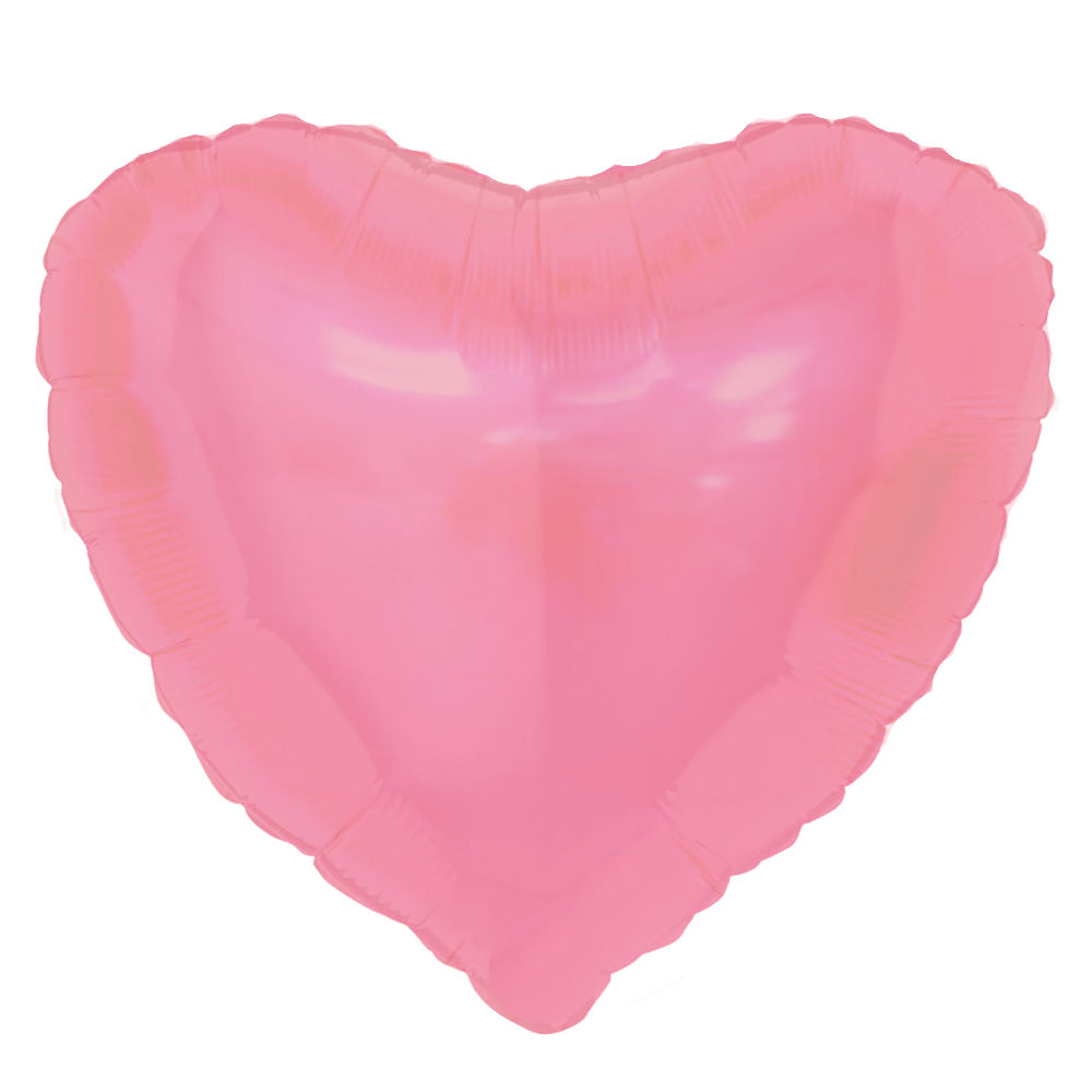 Giant Bubblegum Pink Heart Foil Balloon | Large Heart Helium Balloons Grabo