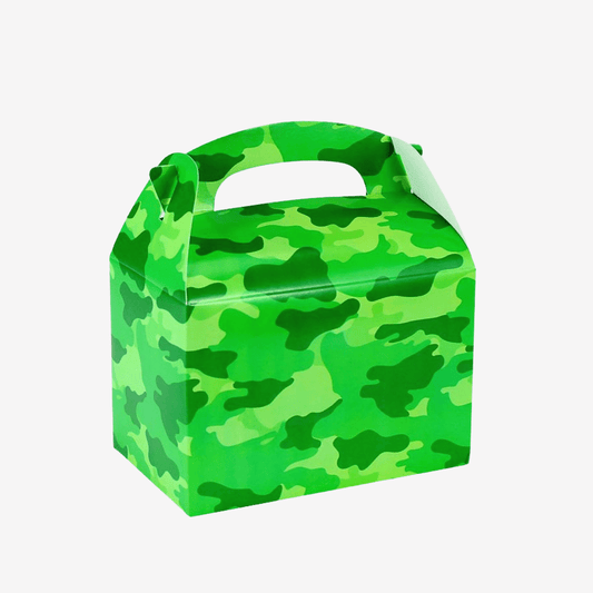Camouflage Party Lunch Boxes | Party Boxes & Party Food Ideas Online Amscan