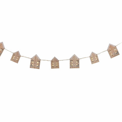 Christmas Bunting - Light Up Ginger Bread Houses - Ginger Ray