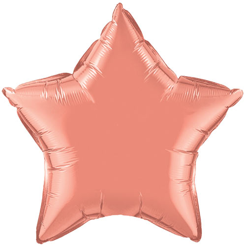 Coral Star Foil Balloon UK