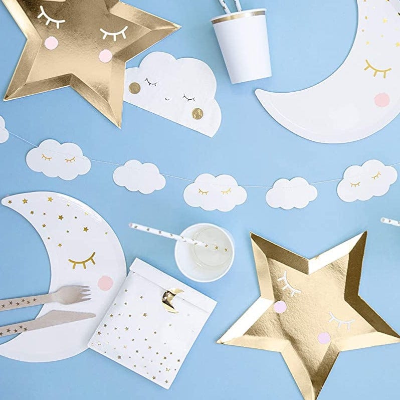Cloud Garland | Cloud Party Supplies | Baby Shower partydeco