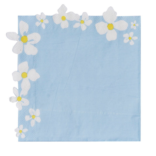 Daisy Floral Napkin Serviettes | Easter Party Napkins by Ginger Ray UK