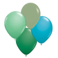 Dinosaur Party Mixed Balloons | Assorted Green Latex Balloons BELBAL
