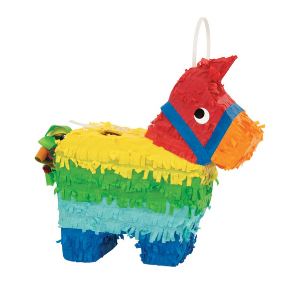 Small Rainbow Donkey Pinata | Affordable Fun Party Pinatas – Pretty ...