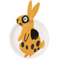 White Bunny Rabbit Plates | Easter Party Supplies UK Rico Design