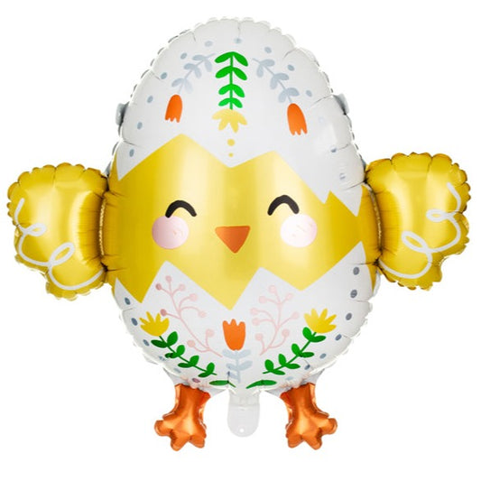 Easter Egg Chick Foil Helium Balloon UK