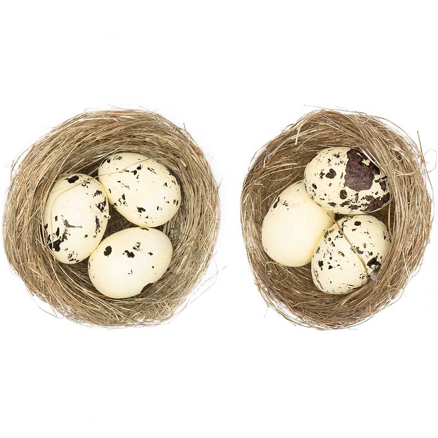 Easter Egg Nests | Easter Nest with speckled eggs Decorations UK Rico Design GMBH & Co