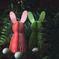 Green Honeycomb Bunny Easter Decorations UK