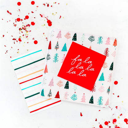 Falala Christmas Napkins | Scandi Christmas Party Supplies My Minds Eye