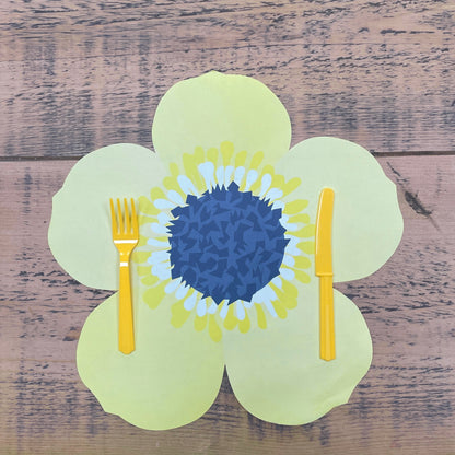 Giant Flower Placemats (8 Pack)