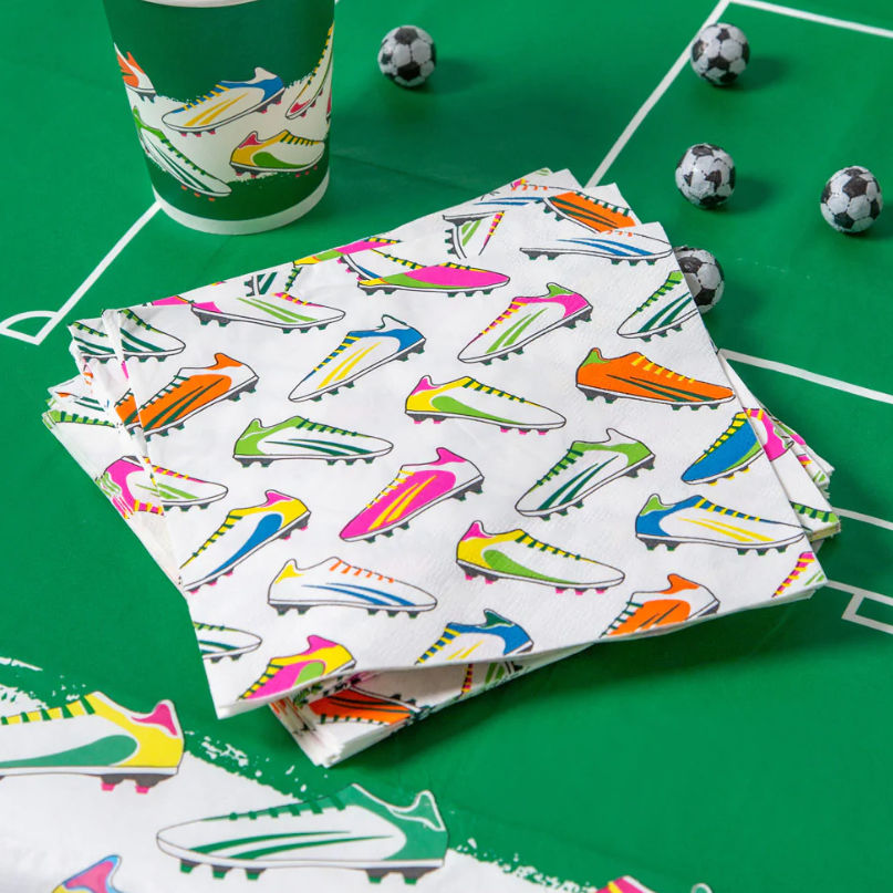 Football Paper Party Napkins by Talking Tables UK