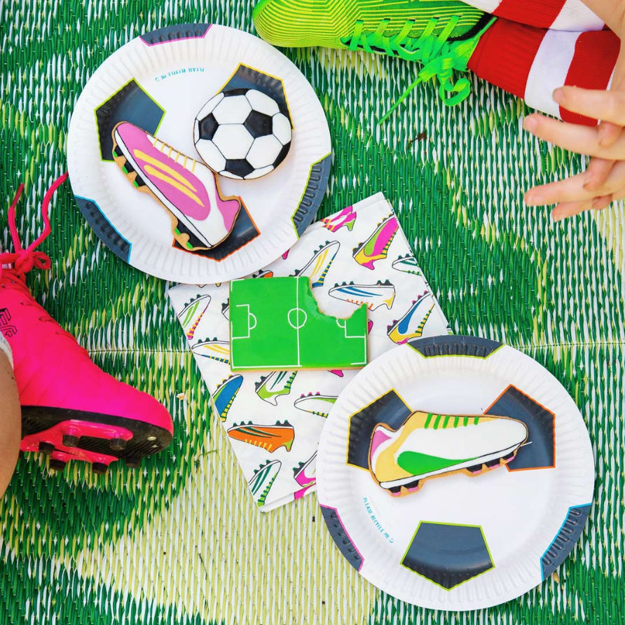 Eco Football Party Plates | Talking Tables UK